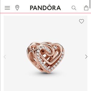 Entwined Sparkling Heart